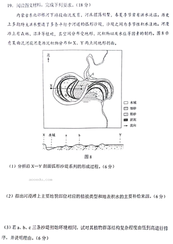 2024新高考九省联考地理试题及答案解析【吉林卷】