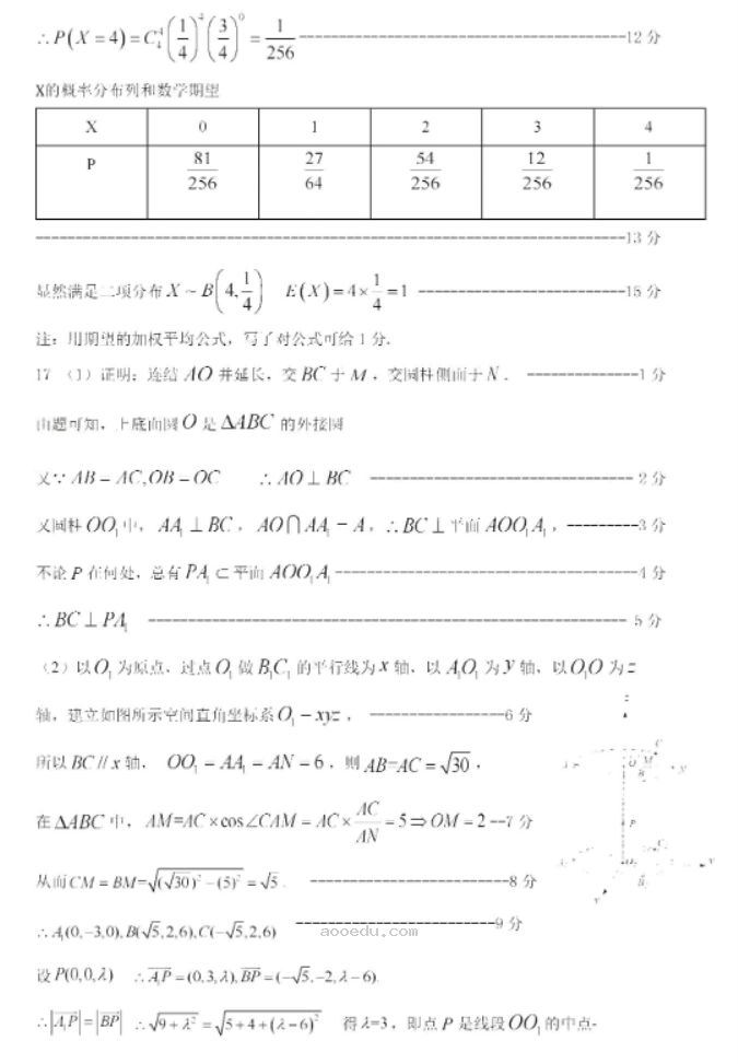 广东韶关市2024高三3月二模考试数学试题及答案解析