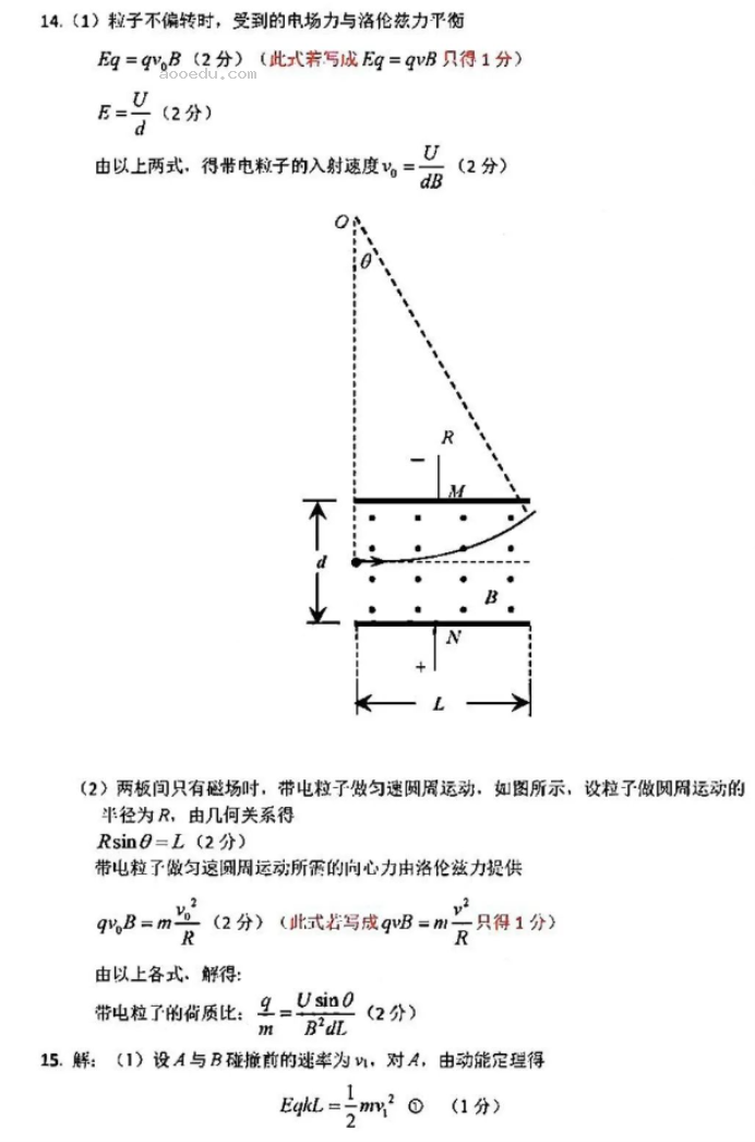 广东大湾区2024高三4月二模考试物理试题及答案解析