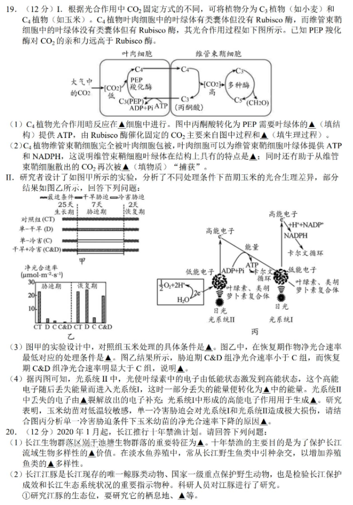 江苏扬州市2024高三考前调研模拟押题生物试题及答案解析