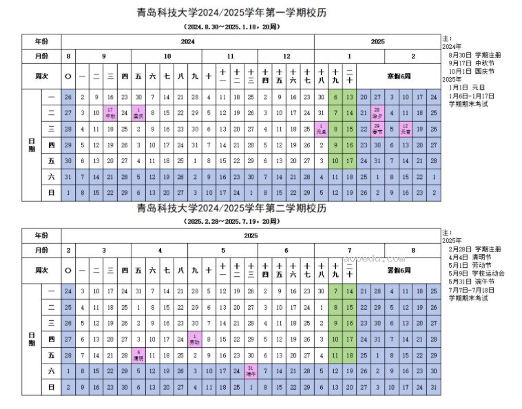 2025年青岛科技大学寒假放假开始及结束时间 几号开学